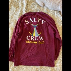 Men’s salty crew long sleeve t-shirt!